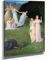 Death And The Maidens by Pierre Puvis De Chavannes