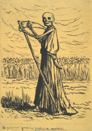 Death As A Reaper Late Th Early Th Century by Maximilien Luce