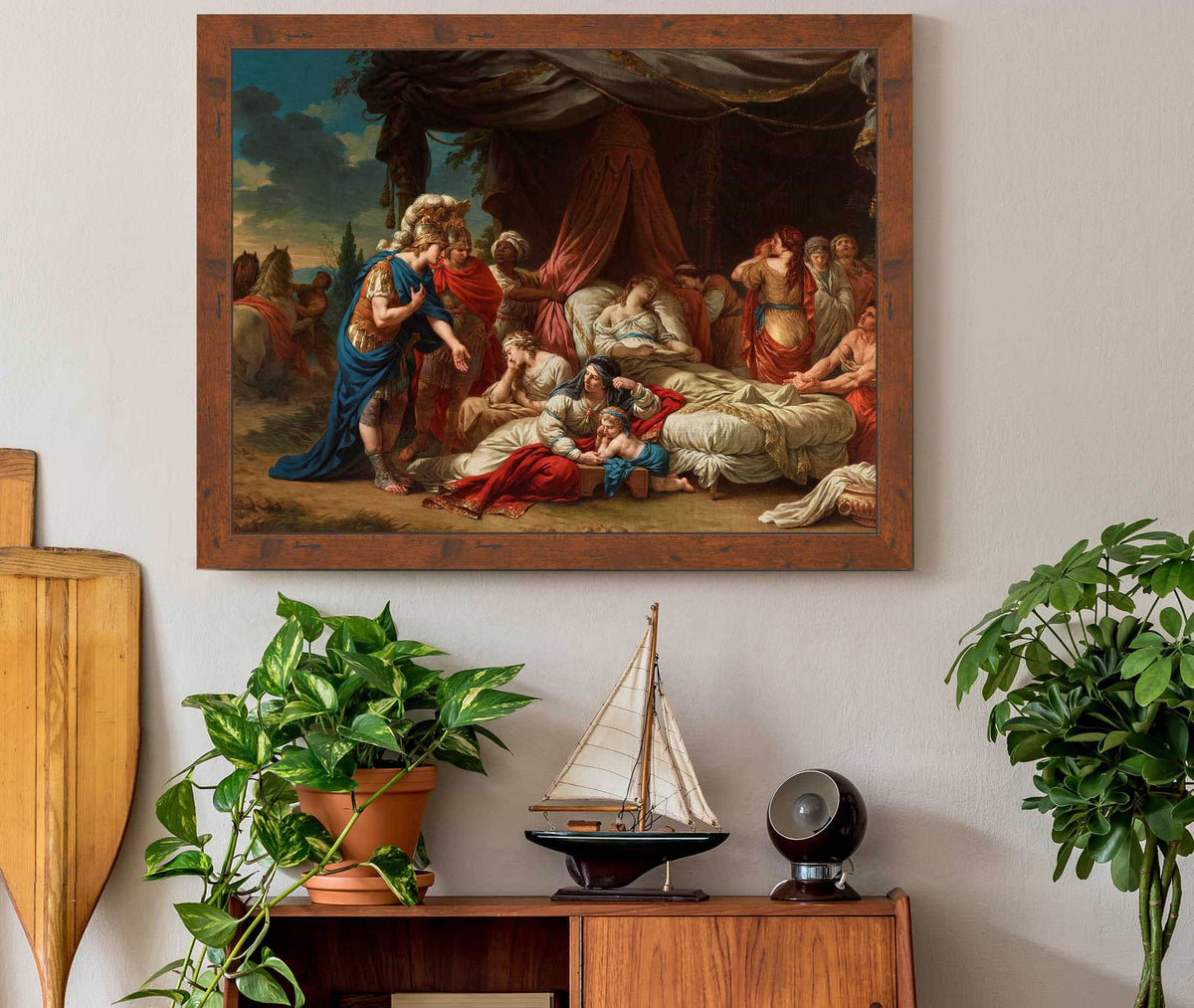 Death Of Darius Wife by Louis Jean Francois Lagrenee