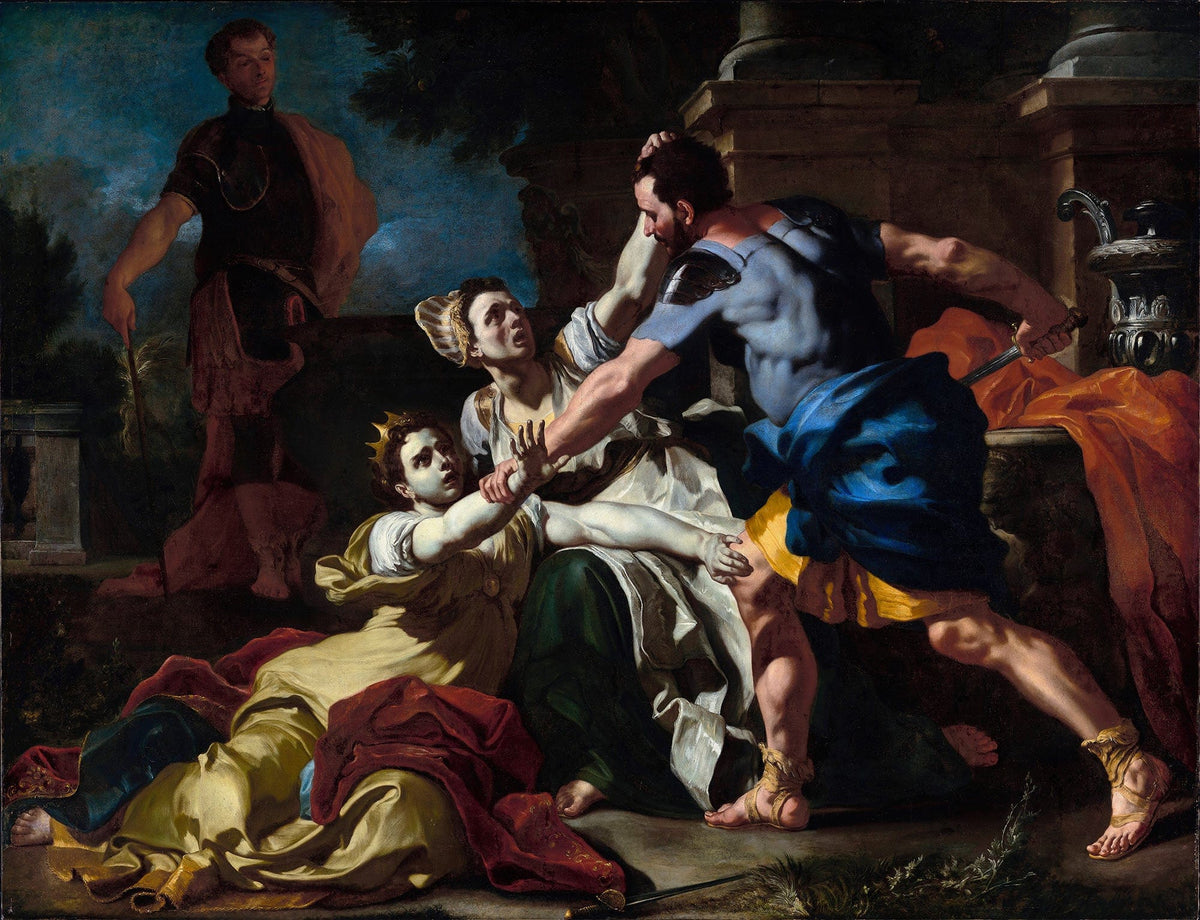 Death Of Messalina About by Francesco Solimena