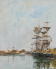 Deauville Le Basin by Eugene Boudin