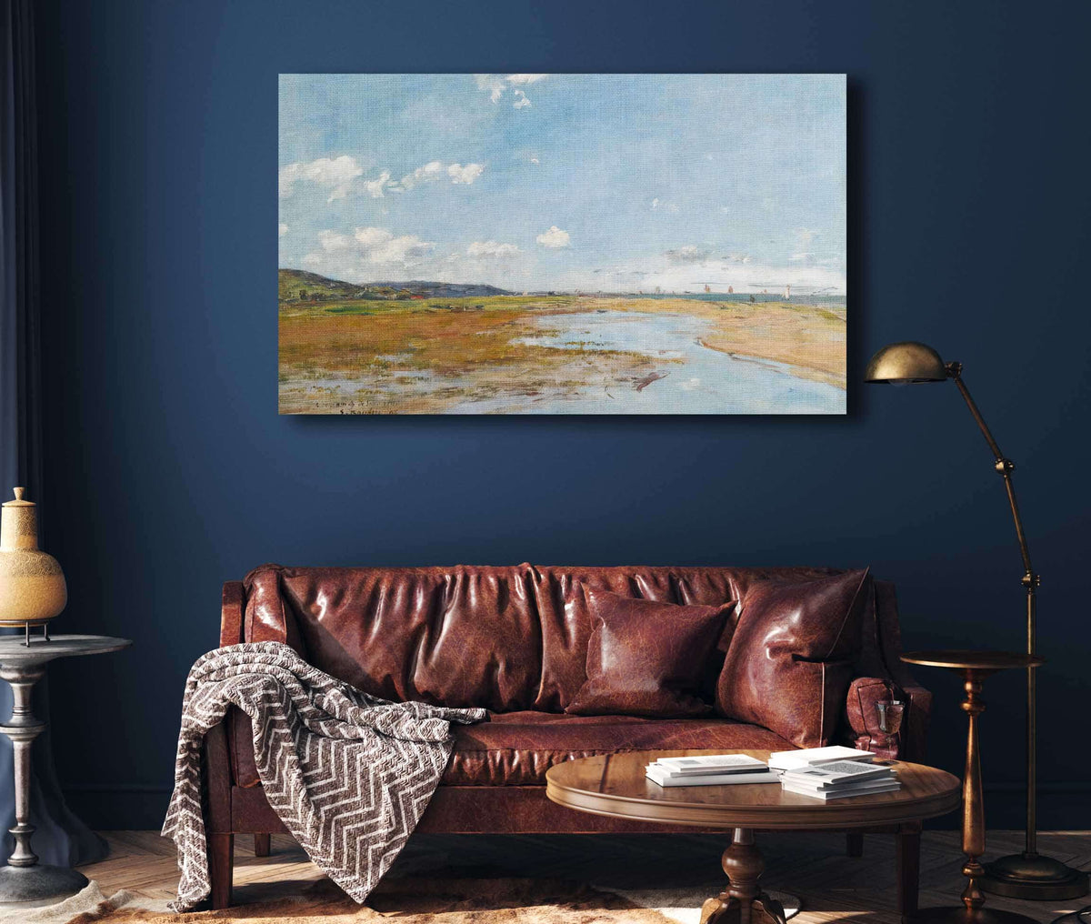 Deauville Le Rivage by Eugene Boudin