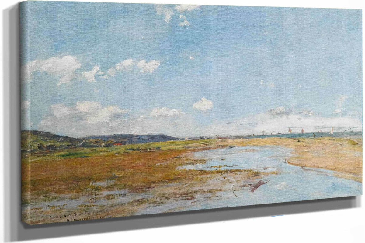 Deauville Le Rivage by Eugene Boudin