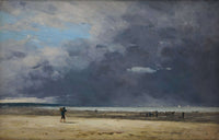Deauville Maree Basse by Eugene Boudin