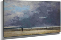 Deauville Maree Basse by Eugene Boudin