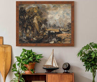 Dedham Lock by John Constable