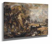 Dedham Lock by John Constable