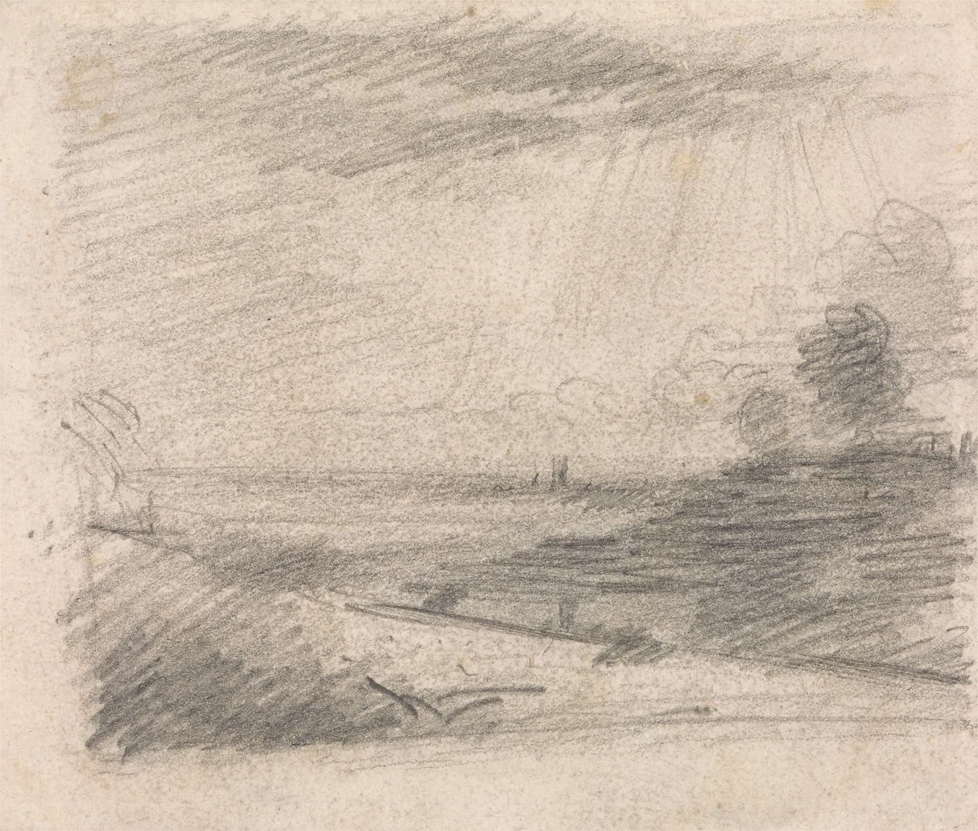 Dedham Vale From Langham Between And by John Constable