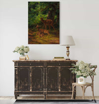 Deer In Repose by Rosa Bonheur