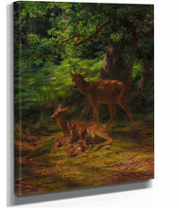 Deer In Repose by Rosa Bonheur