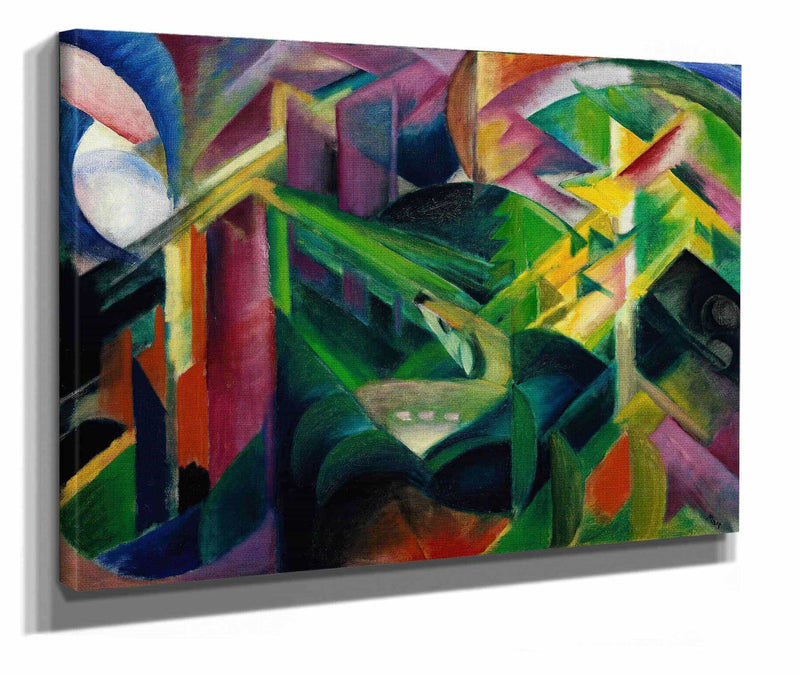 Deer In The Monastery Garden by Franz Marc