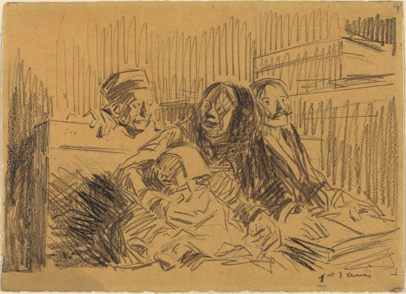 Defenseur Et Accuse by Jean Louis Forain