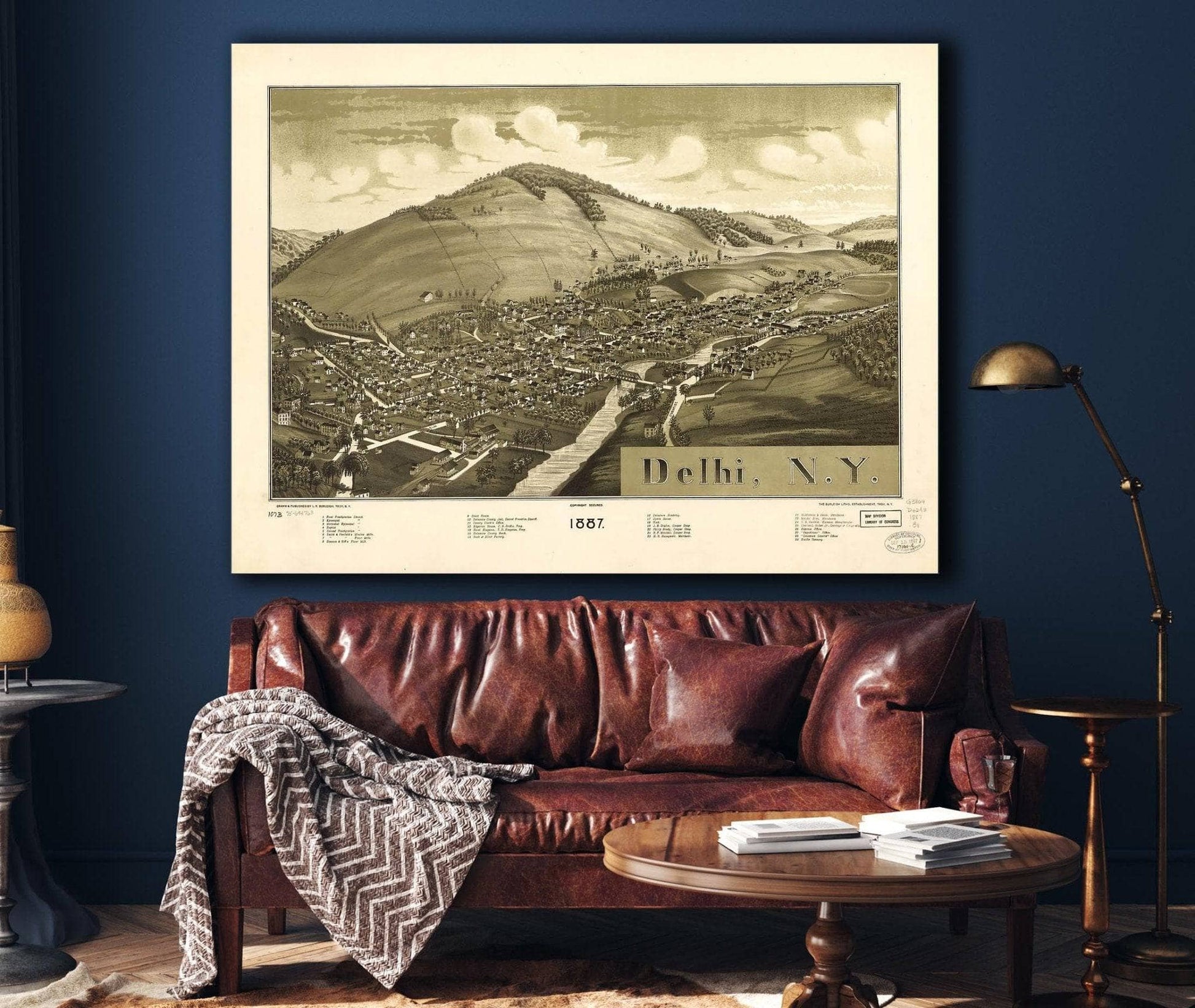 Delhi Ny 1887 State of New York