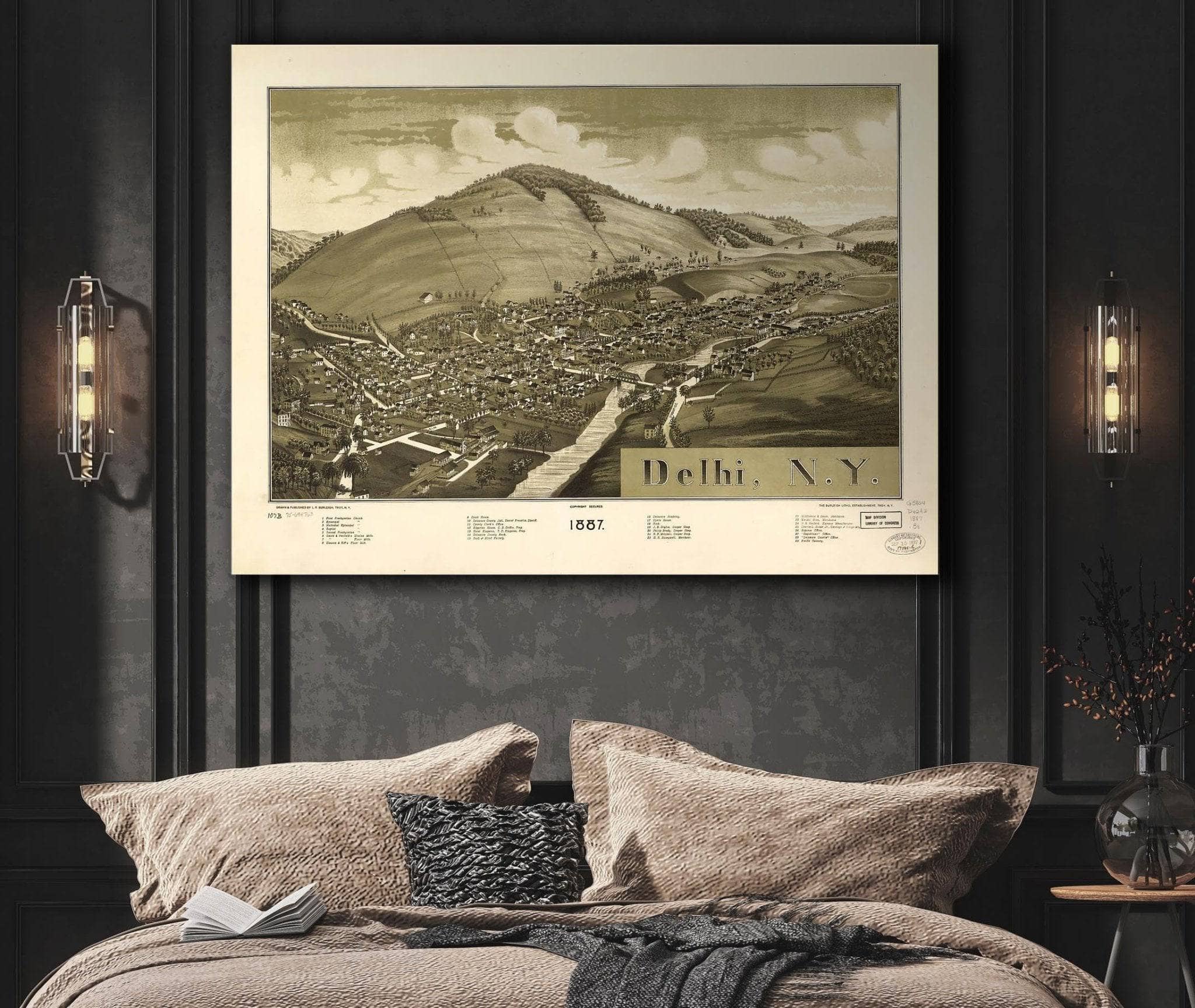 Delhi Ny 1887 State of New York