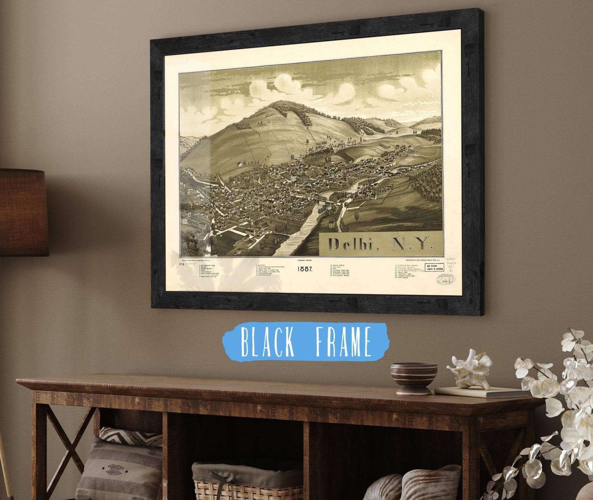 Delhi Ny 1887 State of New York