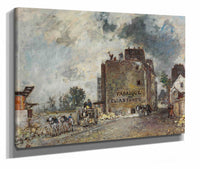 Demolition Work In Rue Des Franc Bourgeois St Marcel by Johan Barthold Jongkind