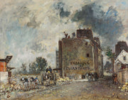 Demolition Work In Rue Des Franc Bourgeois St Marcel by Johan Barthold Jongkind