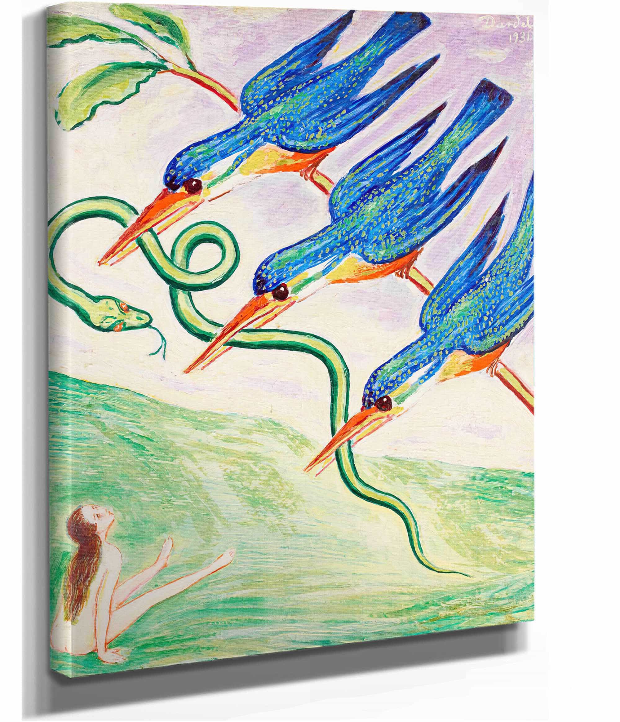 Den Bortrovade Ormen by Nils Dardel