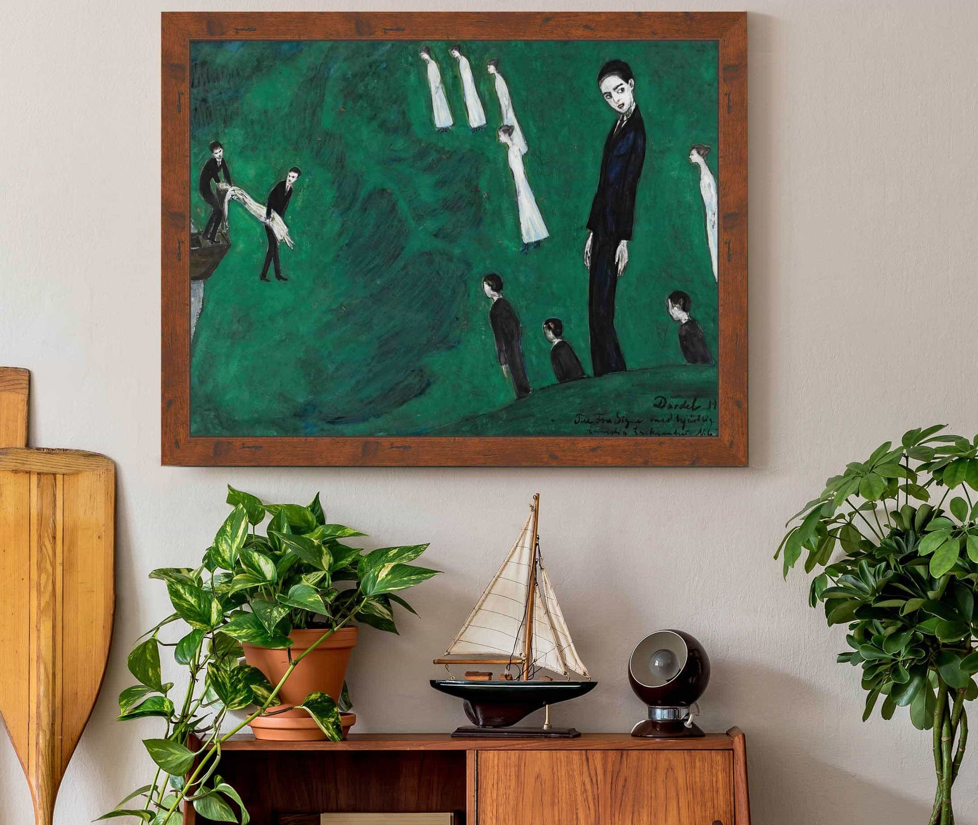 Den Drunknade Flickan I by Nils Dardel