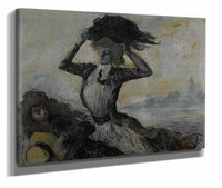 Depart Le Coup De Vent by Jean Louis Forain