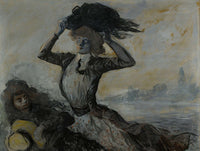 Depart Le Coup De Vent by Jean Louis Forain