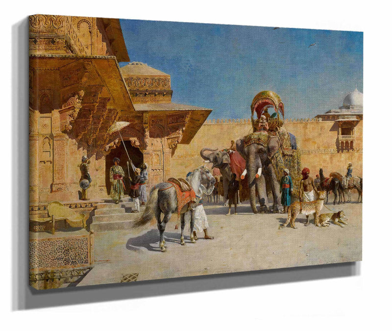 Departure For The Hunt by Edwin Lord Weeks