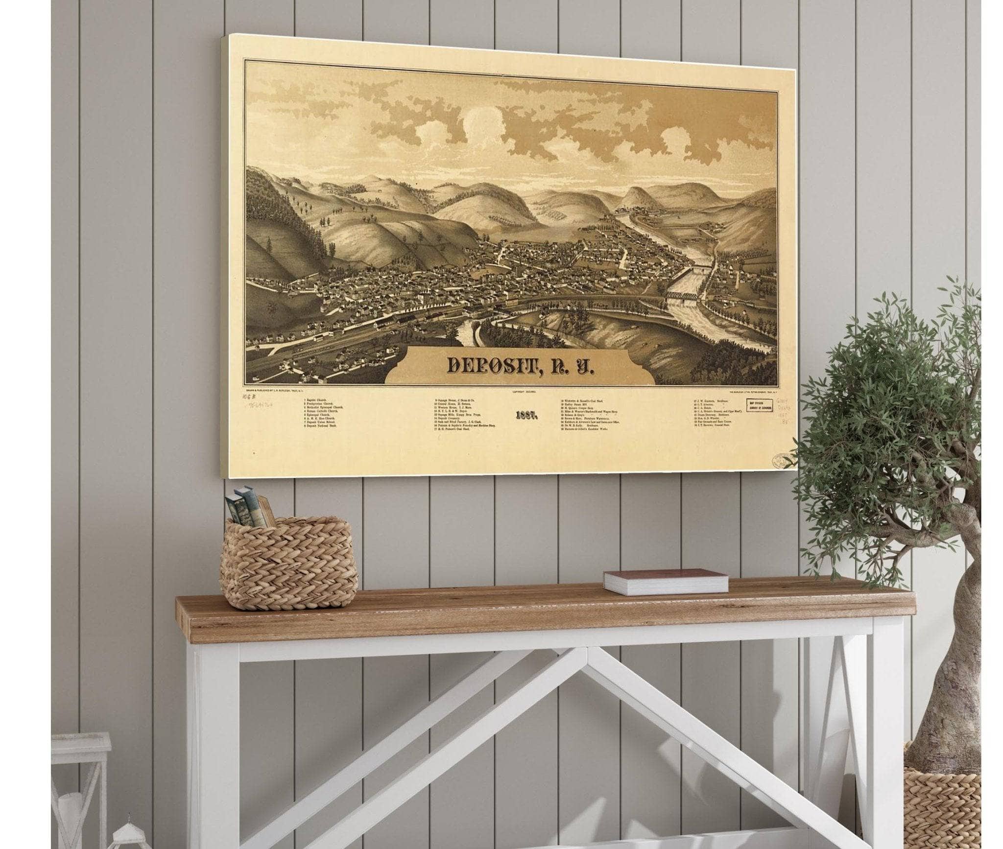 Deposit Ny 1887  State Of New York