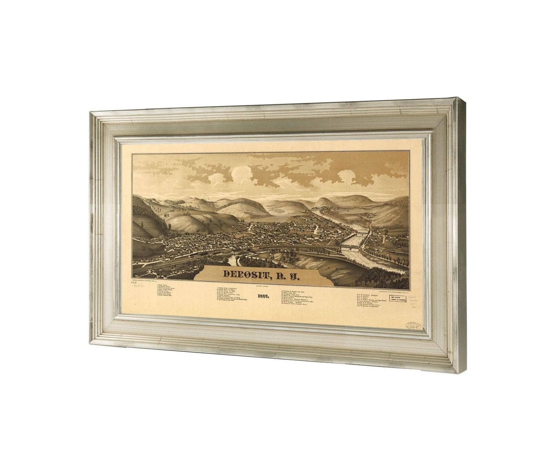 Deposit Ny 1887  State Of New York