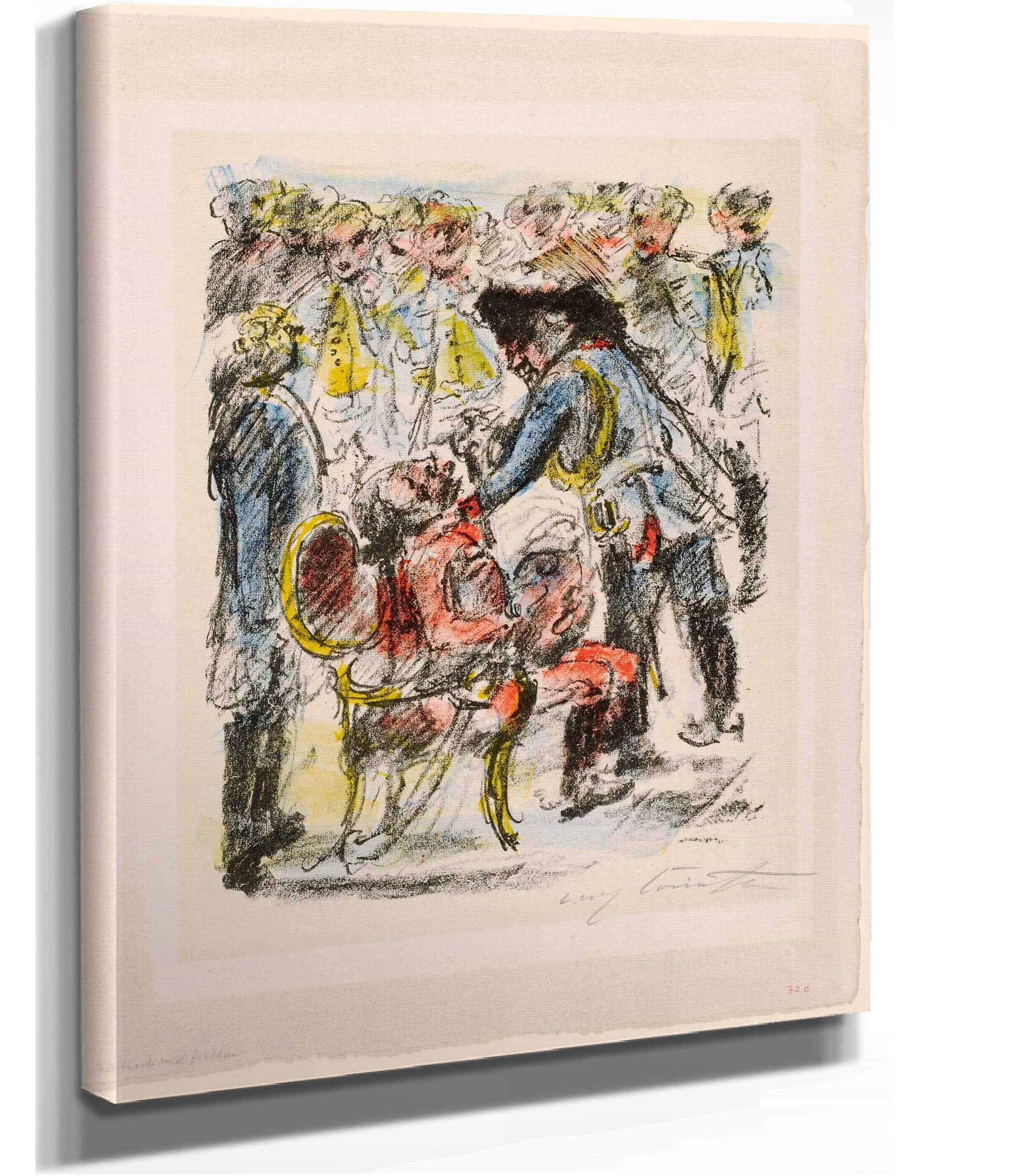 Der Alte Fritz Und Der Alte Ziethen Bleibe Er Nur Ruhig Sitzen by Lovis Corinth