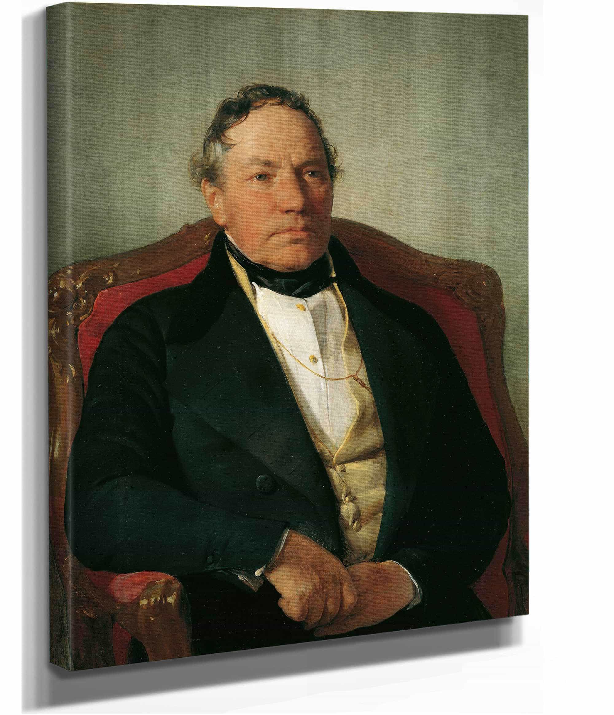 Der Industrielle Johann Nepomuk Reithoffer by Friedrich Von Amerling