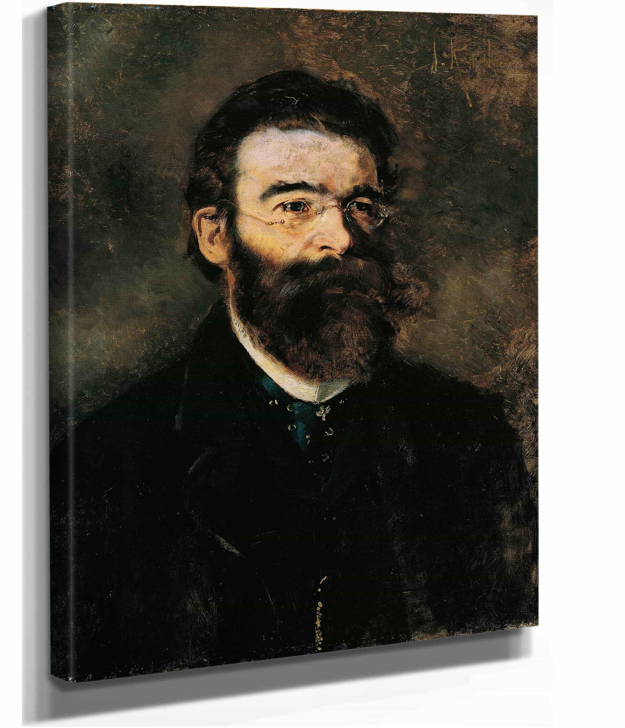 Der Internist Professor Samuel Stern by Anton Romako