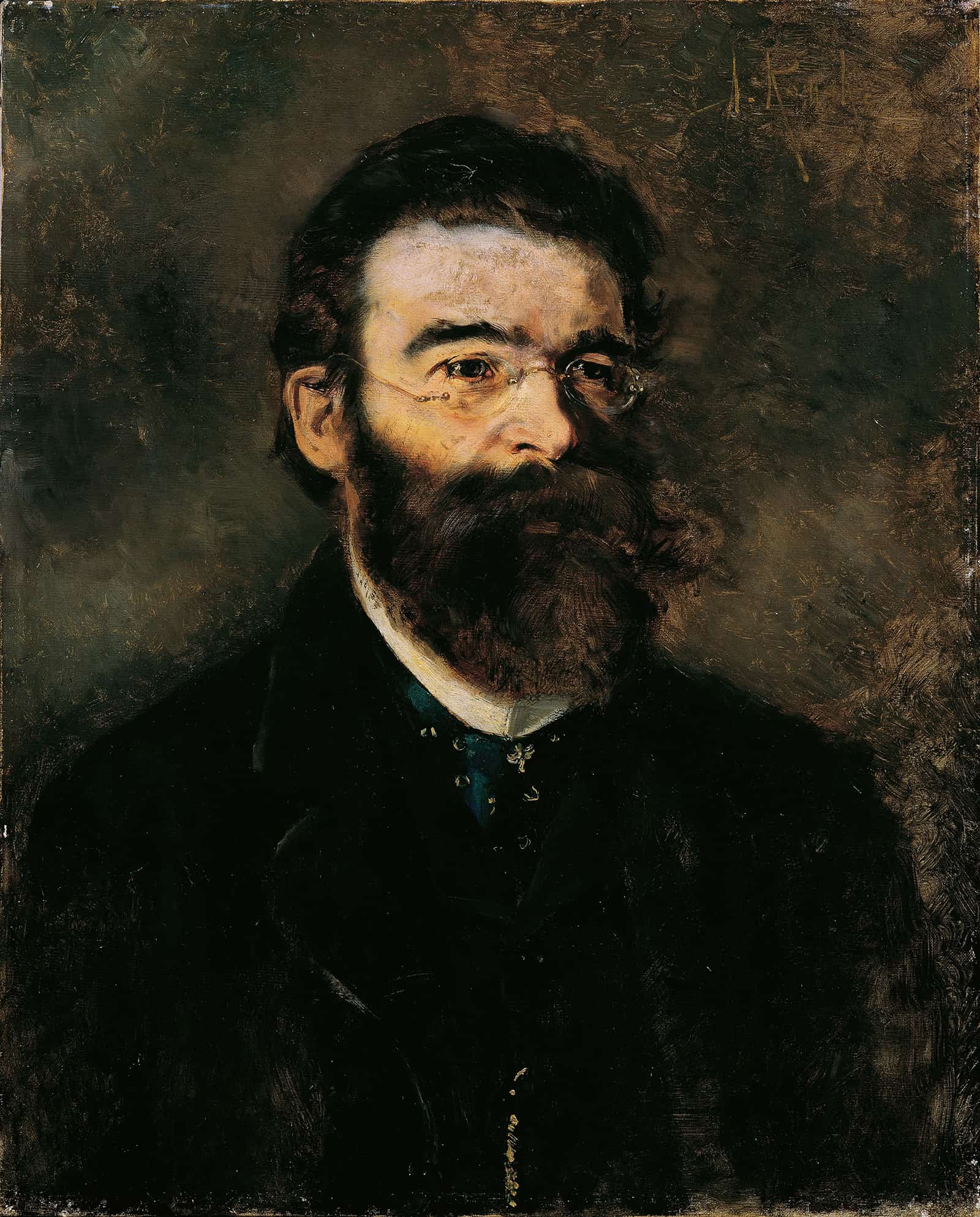 Der Internist Professor Samuel Stern by Anton Romako