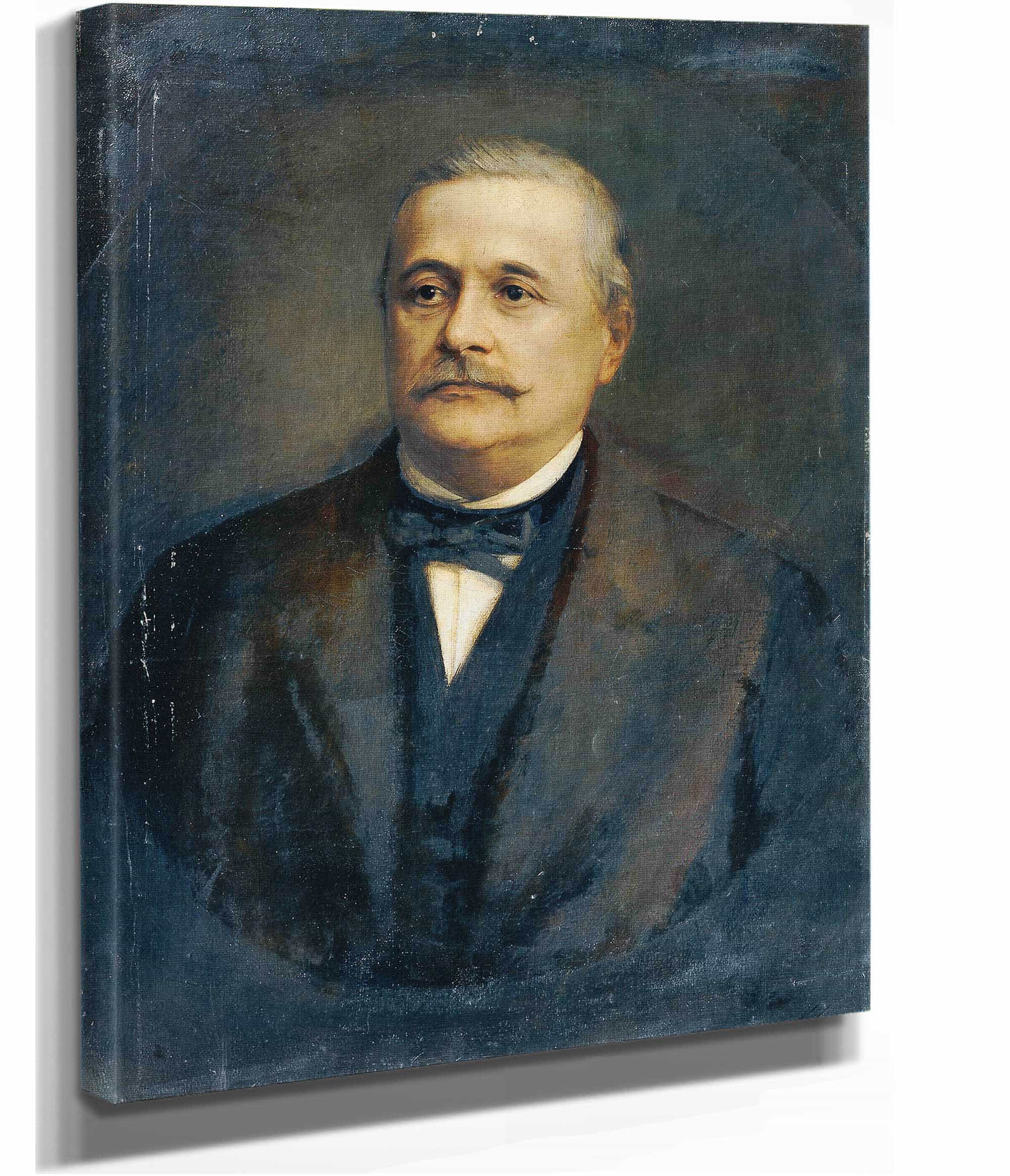 Der Kaiserliche Rat Und Reichstagsabgeordnete Isaak Rubinstein by Franz Von Lenbach