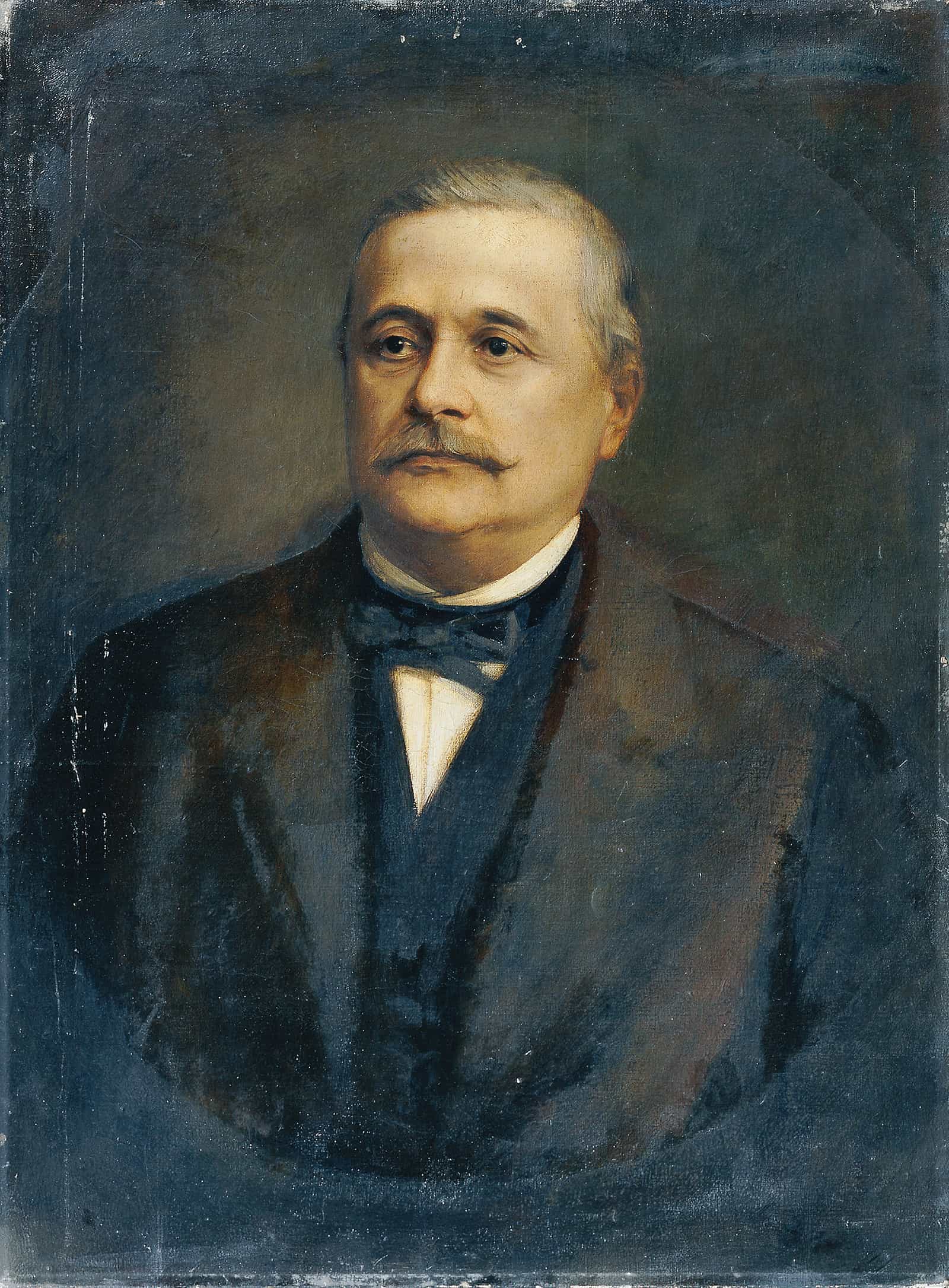 Der Kaiserliche Rat Und Reichstagsabgeordnete Isaak Rubinstein by Franz Von Lenbach