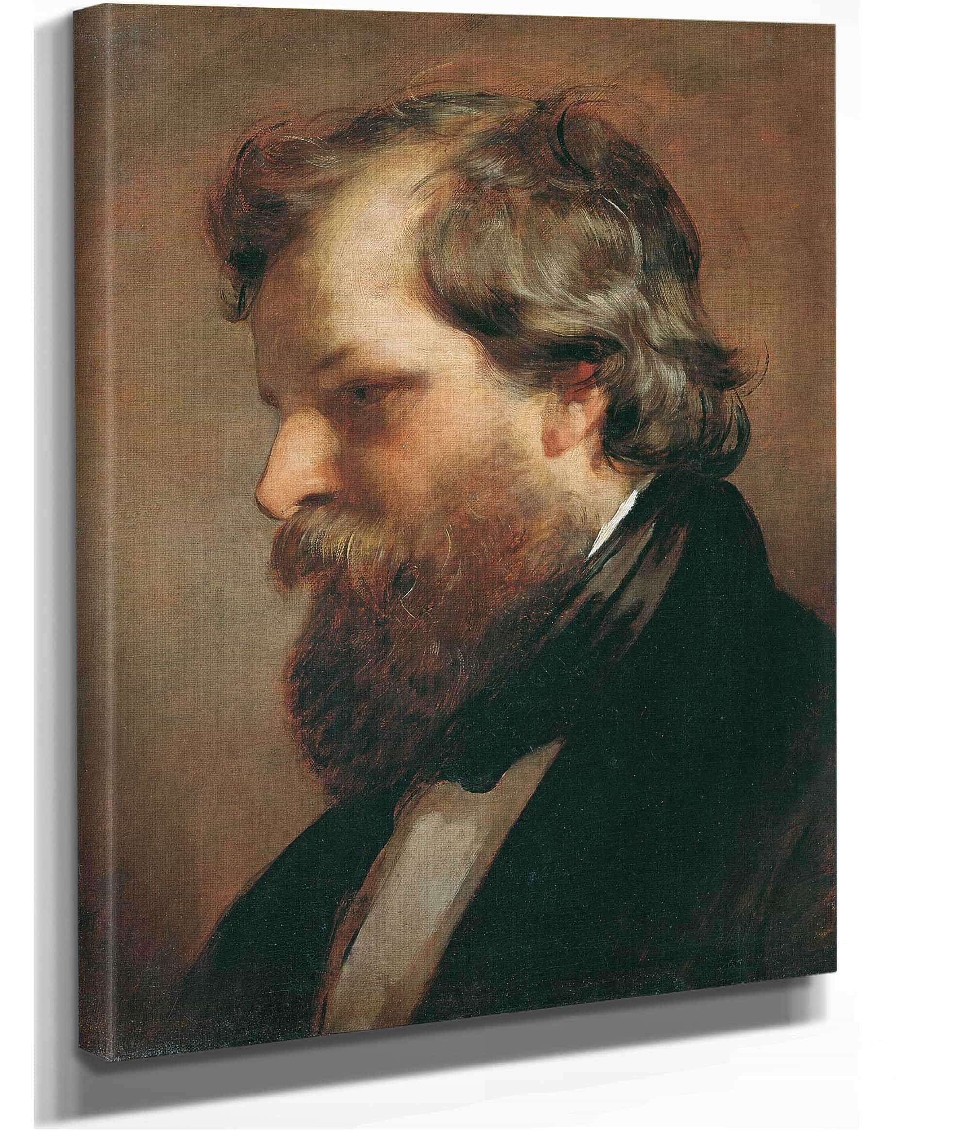 Der Maler Carl Rahl by Friedrich Von Amerling
