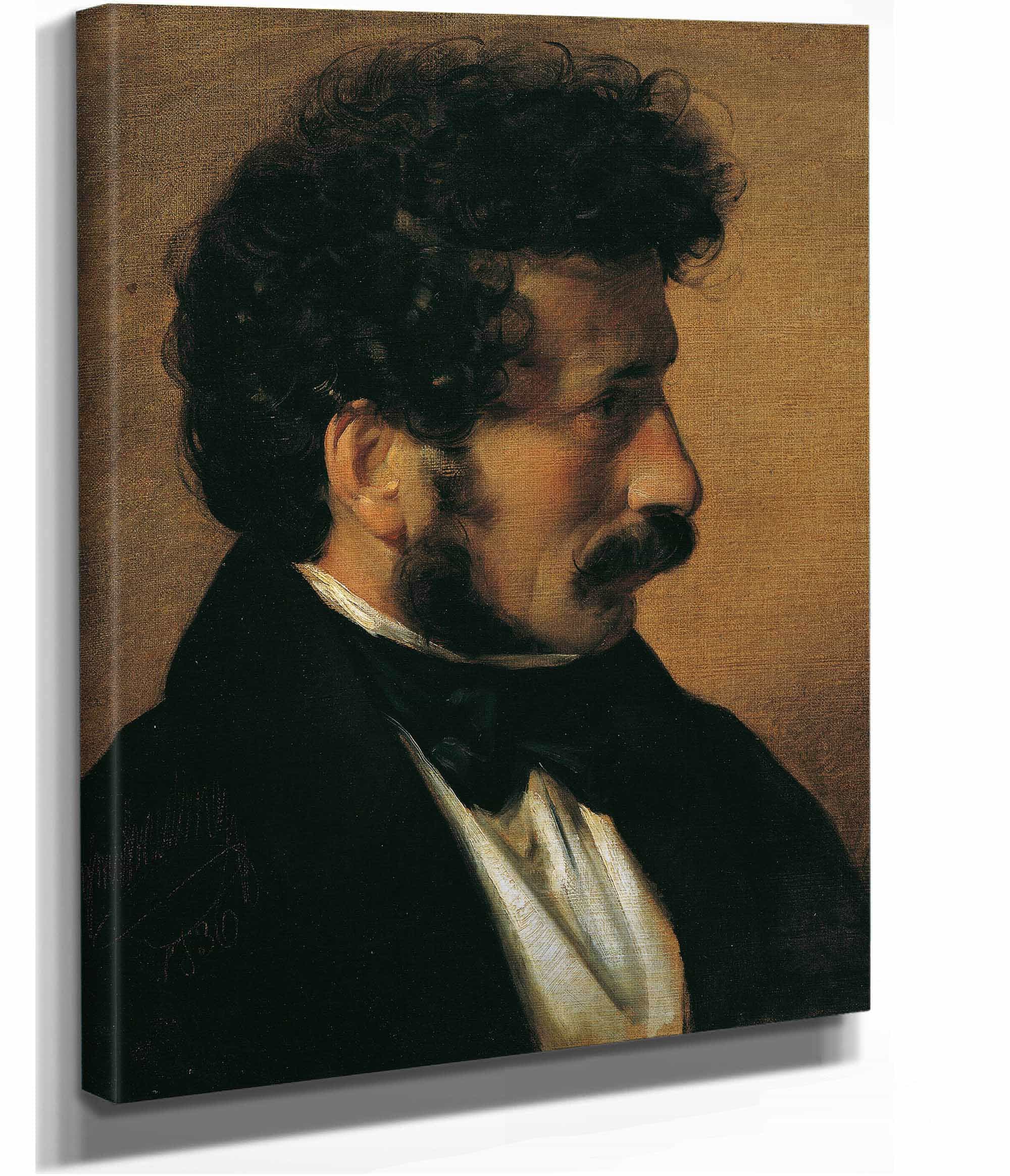 Der Maler Theodor Alconiere by Friedrich Von Amerling