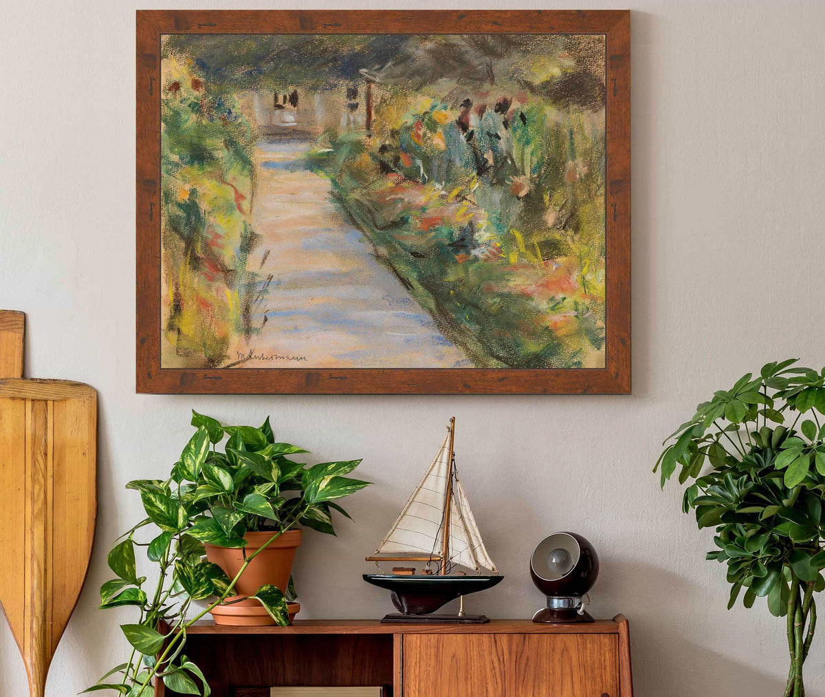 Der Nutzgarten In Wannsee Nach Sudosten by Max Liebermann