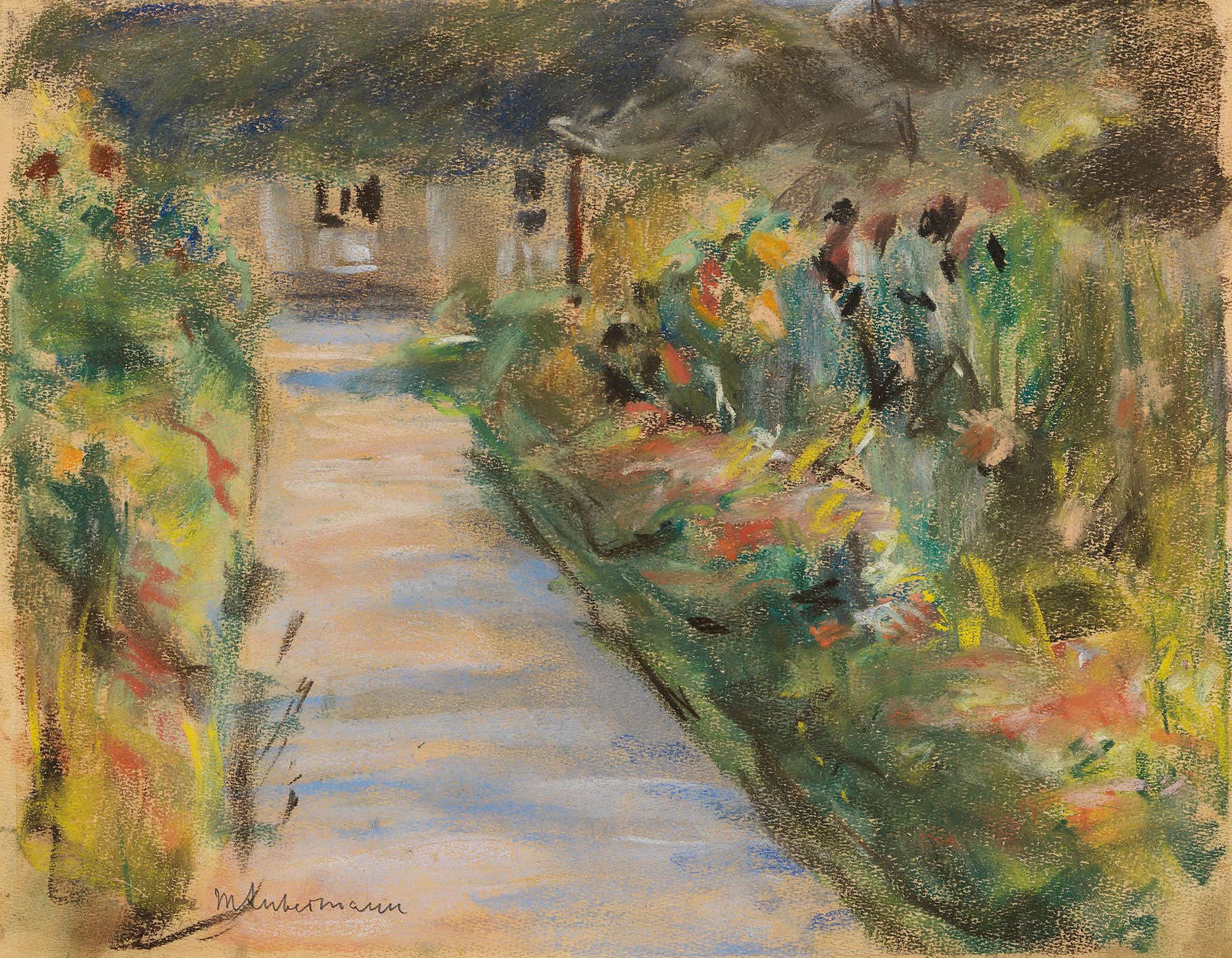 Der Nutzgarten In Wannsee Nach Sudosten by Max Liebermann