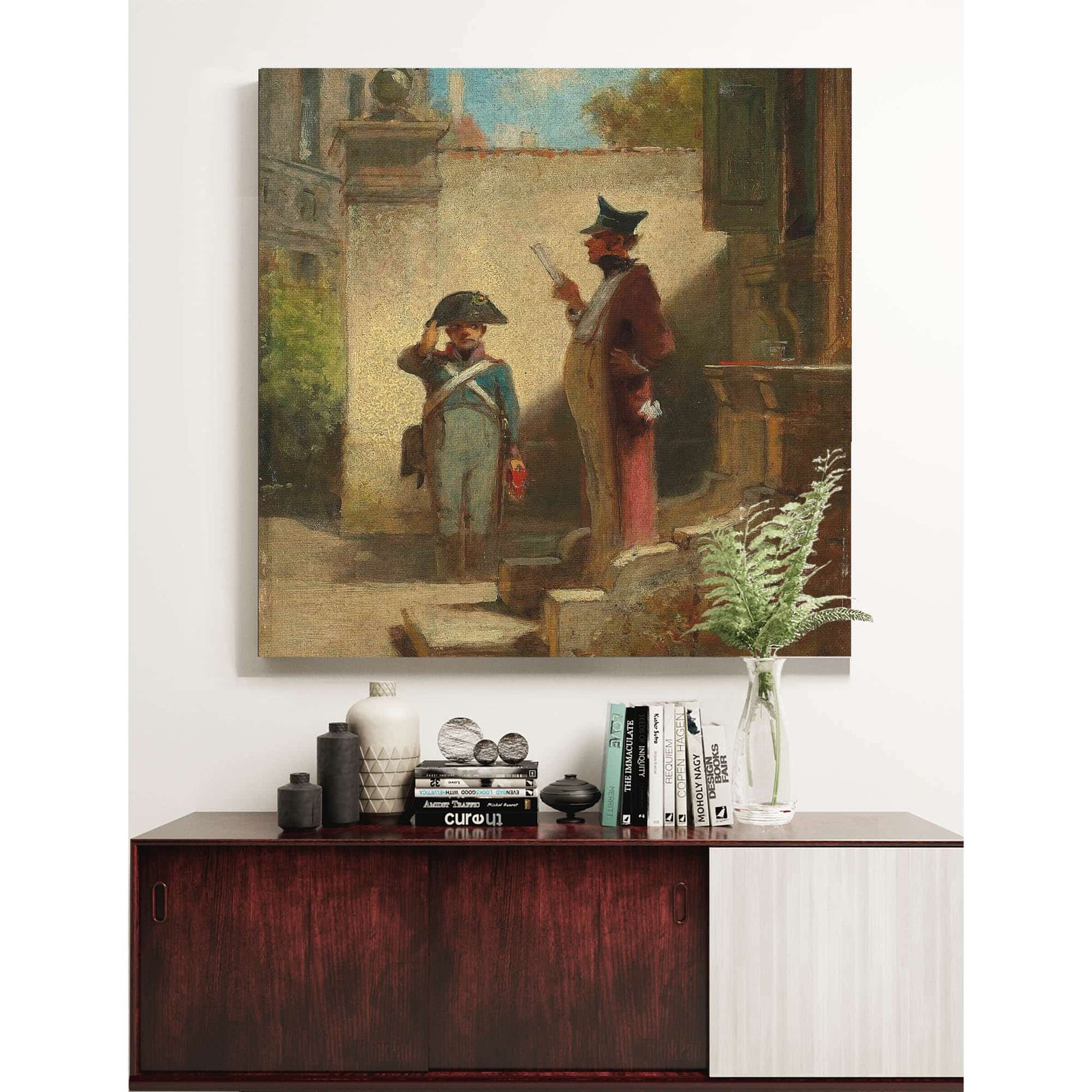 Der Platzkommandant by Carl Spitzweg