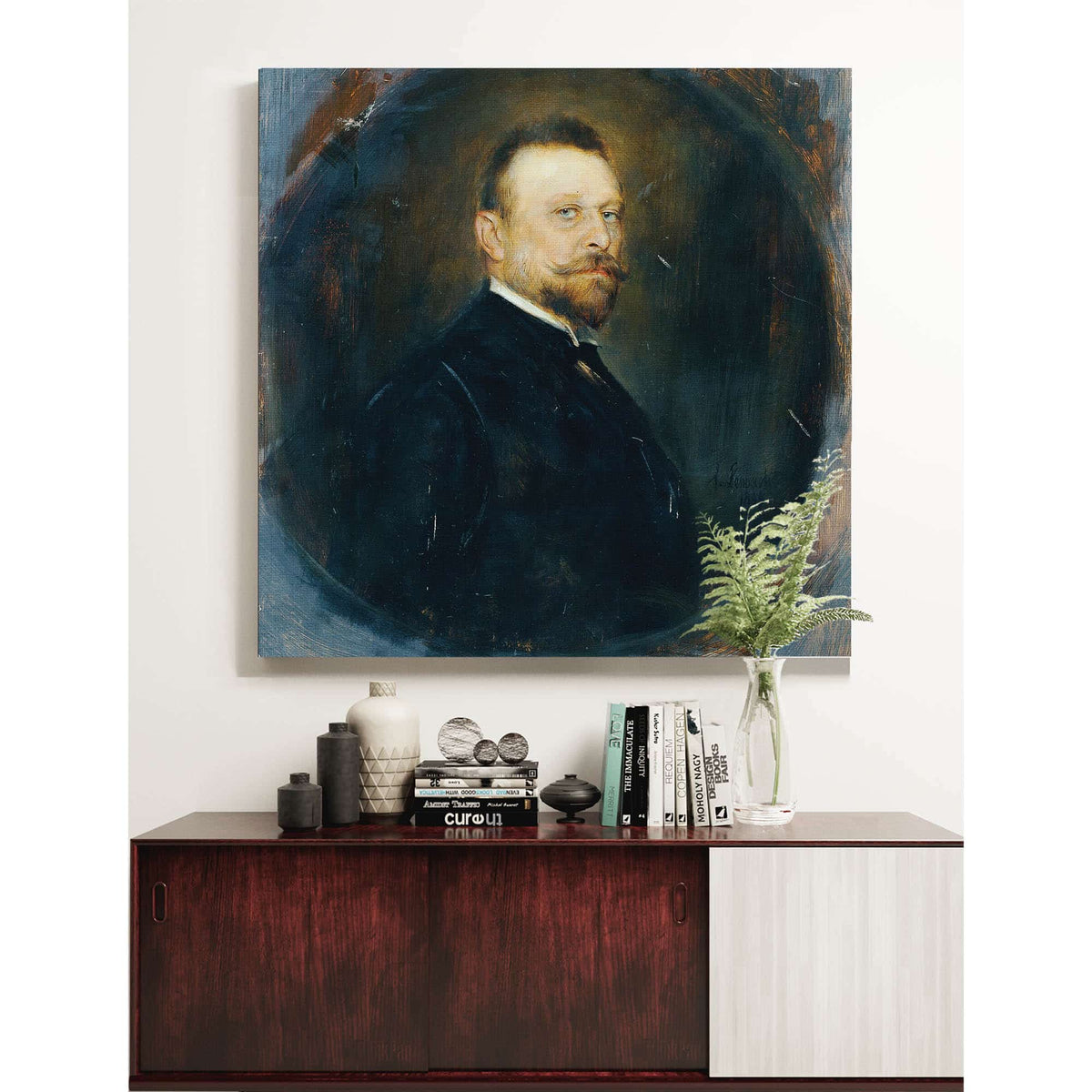 Der Reichsratsabgeordnete Dr. Joseph Maria Baernreither by Franz Von Lenbach