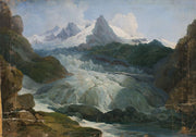 Der Rhonegletscher by Johann Peter Krafft