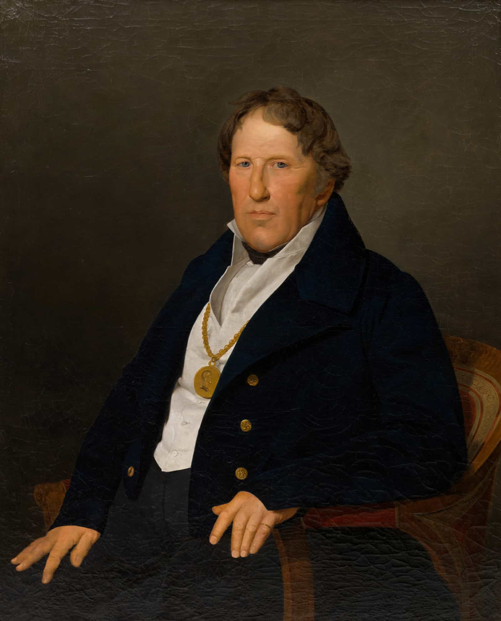 Der Schiffsmeister Mathias Feldmuller by Ferdinand Georg Waldmuller