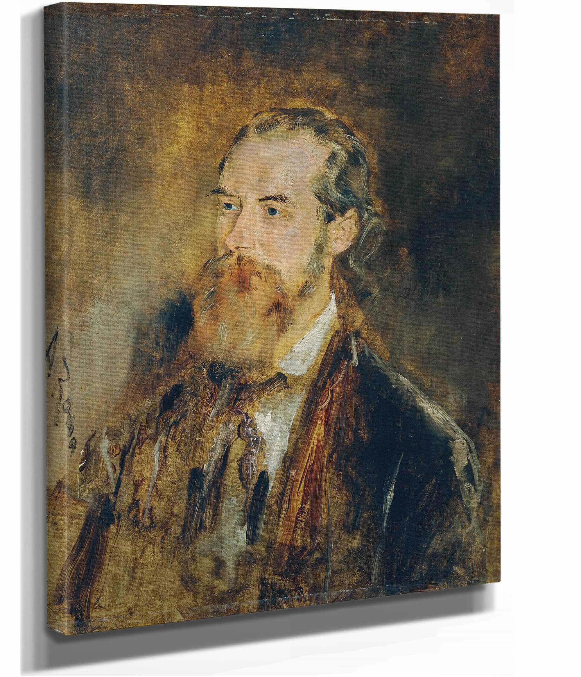 Der Tiermaler Karl Reichert by Anton Romako