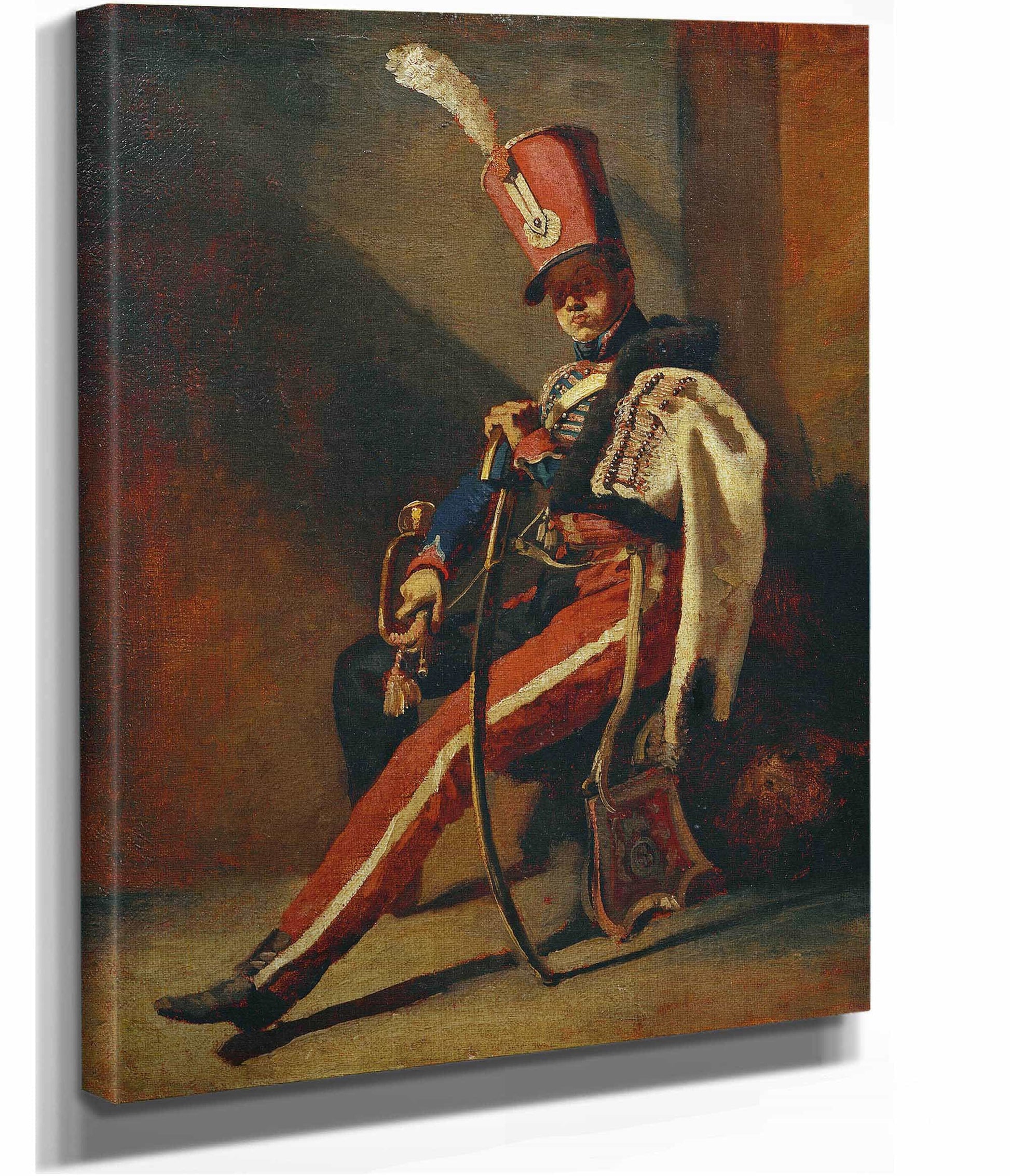 Der Trompeter Der Orleans Husaren by Theodore Gericault