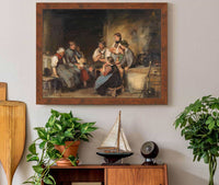 Der Urlauber Olskizze by Franz Von Defregger