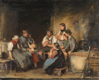 Der Urlauber Olskizze by Franz Von Defregger