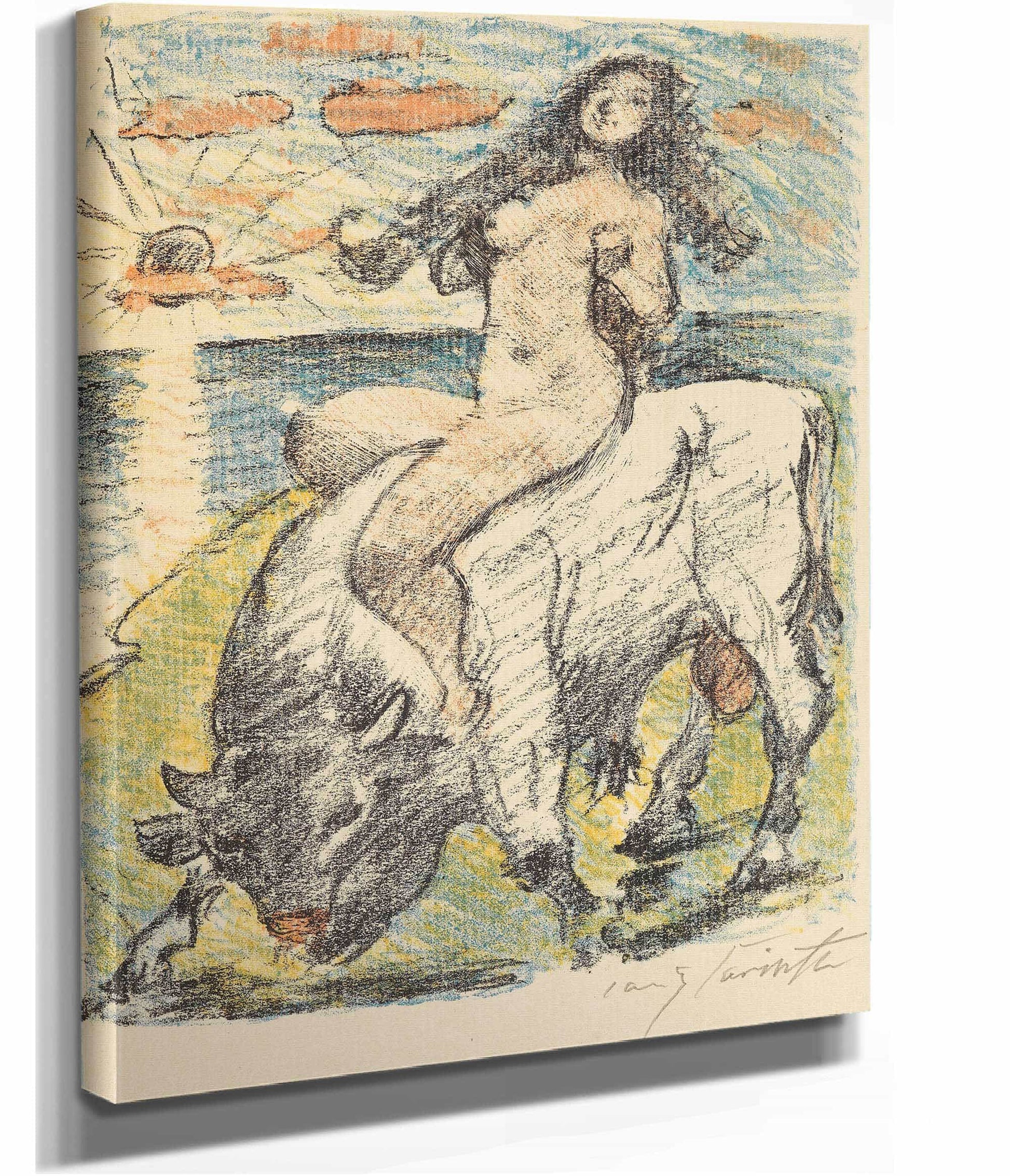 Der Venuswagen by Lovis Corinth