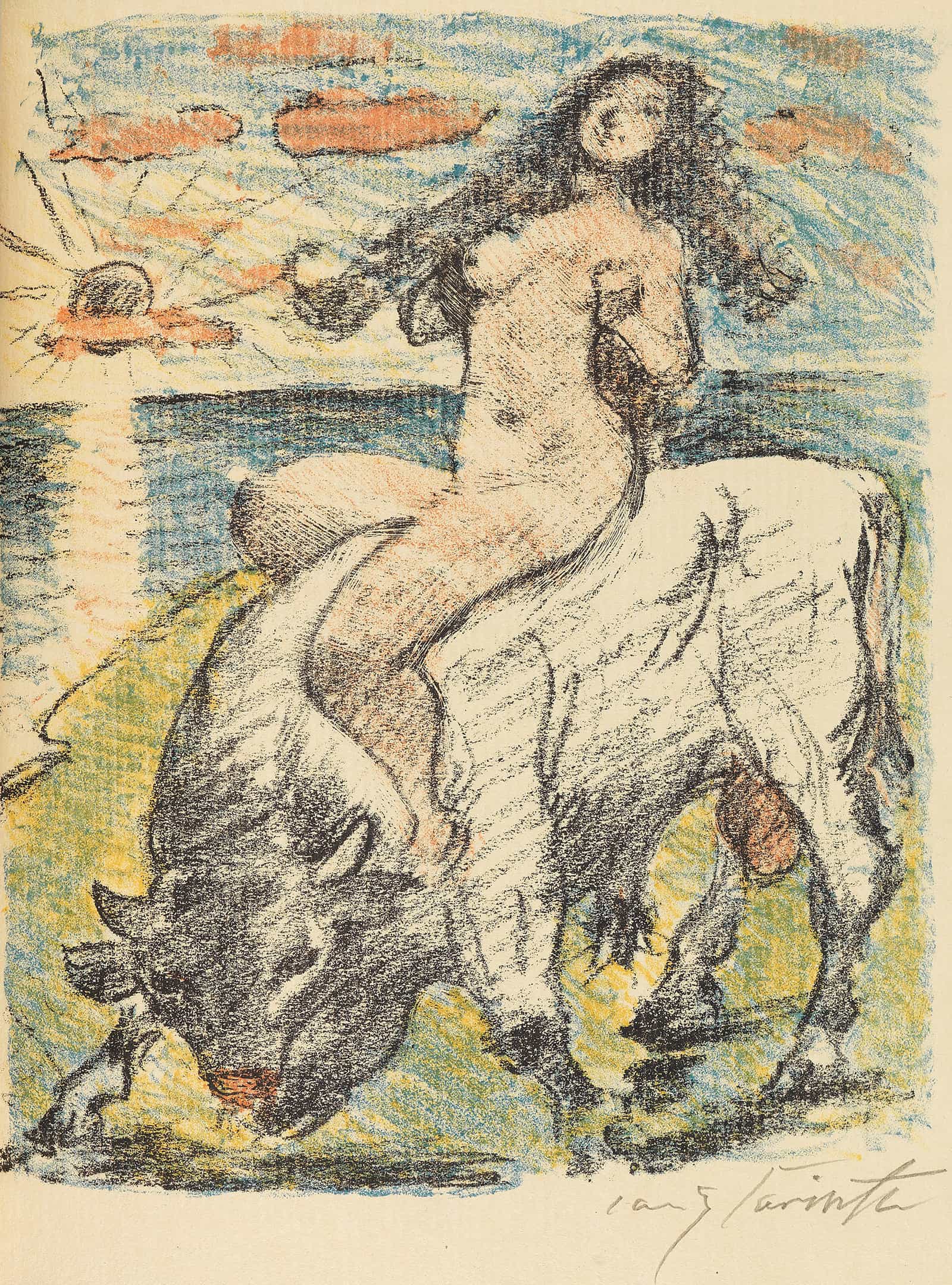 Der Venuswagen by Lovis Corinth