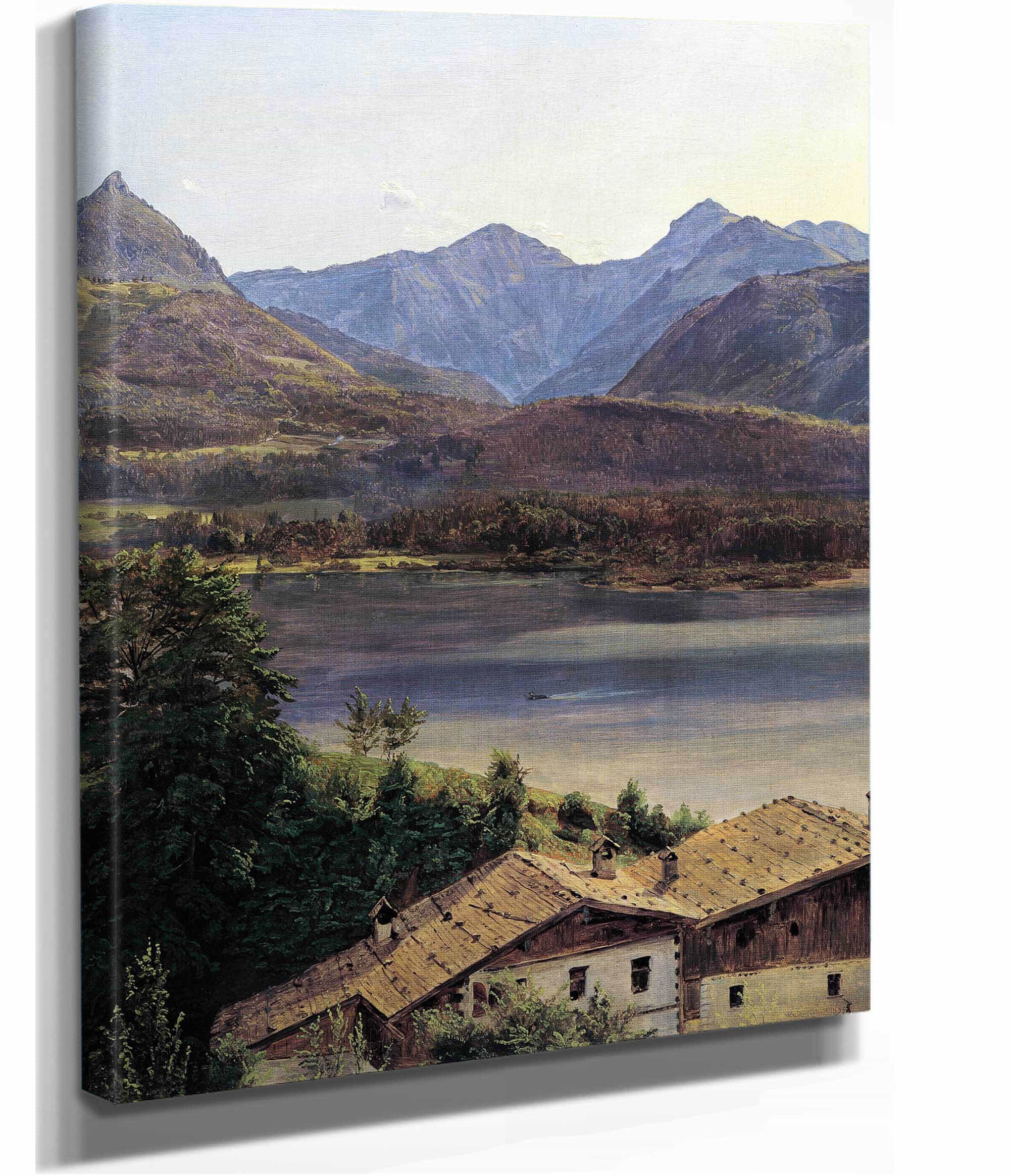 Der Wolfgangsee by Ferdinand Georg Waldmuller
