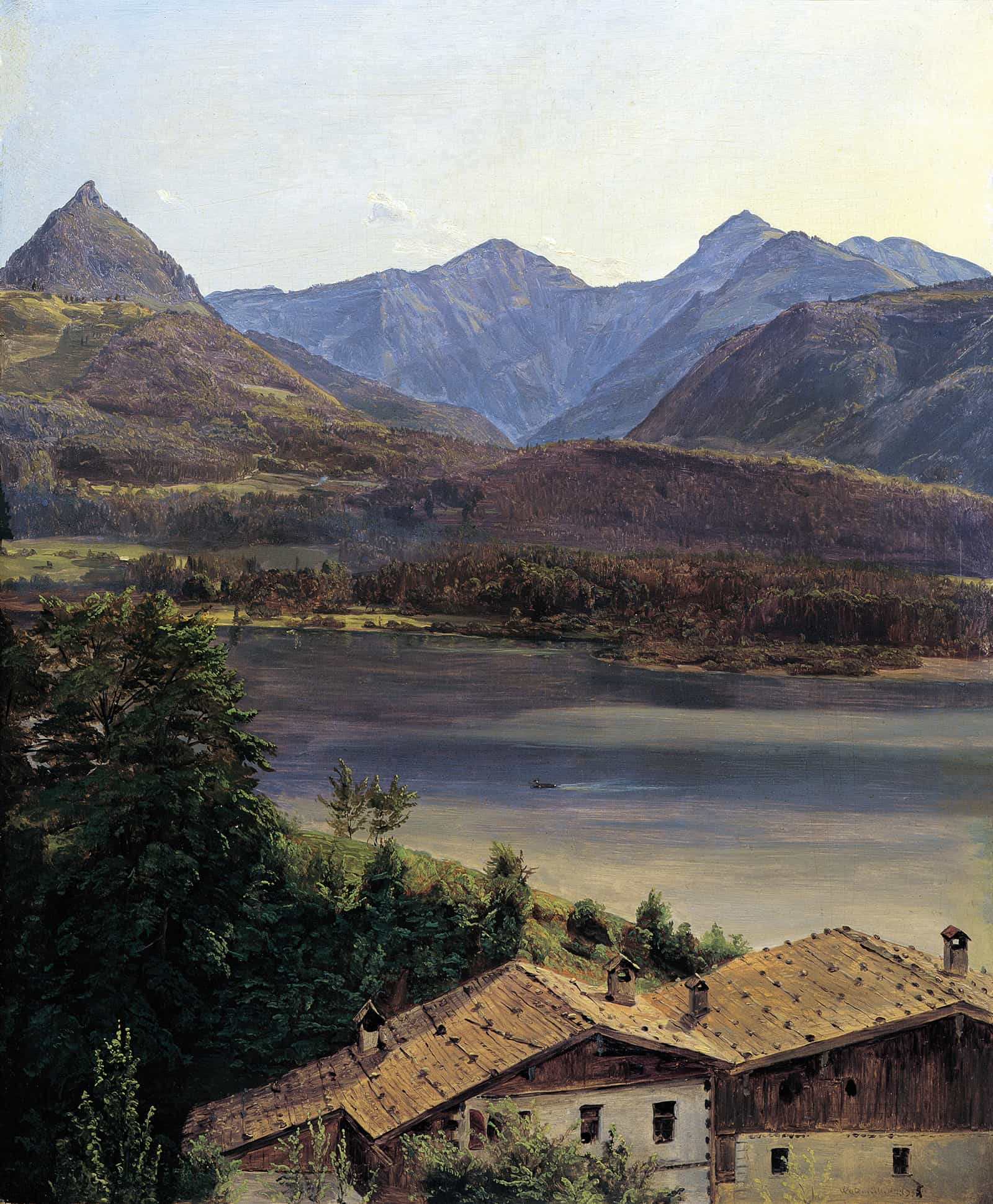 Der Wolfgangsee by Ferdinand Georg Waldmuller